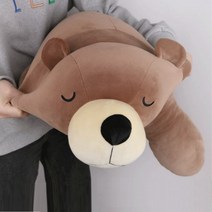 귀찮은곰 애착 대형 봉제 곰돌이 인형 100cm, 모카브라운