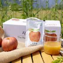 제천 국내산 사과즙 선물세트 25포 50포, 25개