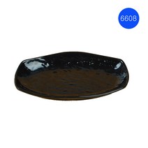 접시 플레이트 업소용 흑스톤 6605호 6606호 6607호 6608호, 업소용 접시 흑스톤 6608호