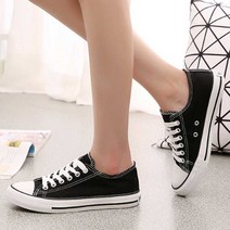여성 캔버스 블랙 로우 20대 30대 운동화 스니커즈 EVE