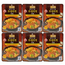 오뚜기 송탄식사골 부대찌개양념 110g x 6개 /집밥