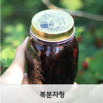 수제과일청 복분자청 600g 하늘맑은수제청 2병구매시샘플증정 선물용과일청