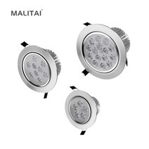 1Pcs 3W 5W 7W 9W 12W 15W 18W 85V-265V LED Downlight Recessed Ceiling lamp Panel light Spot Bulb + Dr, 5w_white