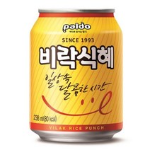 팔도 비락식혜, 238ml, 4개