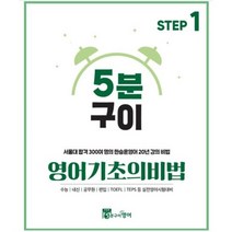 영어 기초의비법 Step1 문법용어편 (한승훈영어 무료해설강의 초등 중등 노베이스) 서울대 합격 300여 명의 한승훈영어 20년 강의 비법, 무선제본