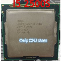 인텔 I5 2500s CPU 프로세서 쿼드 코어 2.7Ghz L3 6M 65W 소켓 LGA 1155 데스크탑 i5-2500s, 한개옵션0