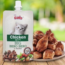 고양이 모질관리 닭고기 파우치간식5P 짜먹는 기력회복 약먹이기