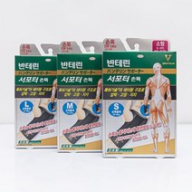 반테린코와서포터 보호대 부위별 테이핑기능 압박용밴드, 손목/블랙