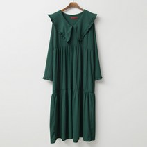 [아이우먼] 빅프릴카라롱원피스 GRC821M103 빅사이즈 사이즈에서 자유로운 그녀~