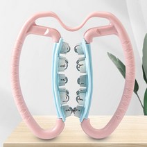 목어깨안마기 종아리마사지기 승모근없애기, 상품선택, 1-회전마사지롤-핑크