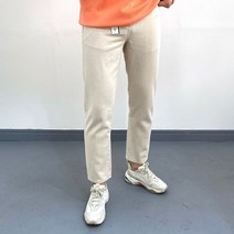 데일트 남자 레귤러핏 크림 데님