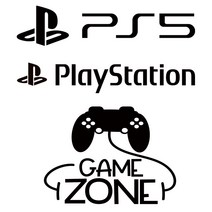 플레이스테이션5 로고 스티커 playstation5 플스5 인테리어 스티커, 선택-2, 대, 블루