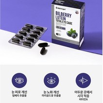 녹내장에 좋은 영양제 노안 황반변성 눈 노화 시력 피로개선, 2개월