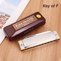 카림바 멜로디언 스즈키 하모니카 오거나이자도 턱 하프 음악 악기 전문 알루미늄 케이스 입 오르간 블루, 06 Key of F