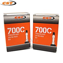 CST 던롭 튜브 700x35C 40mm/자전거튜브 700C, 사이즈:700X35-43C