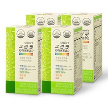 그린핏다이어트큐 4박스 - 배변활동 원활 알로에전잎, 단품, 단품