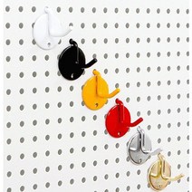 하우징디포 타공판 악세서리 후크, 레드, 1개