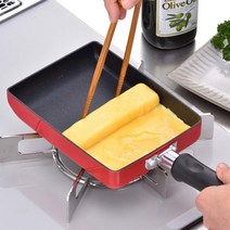 타마코야끼 사각팬 두꺼운 계란야끼 붙지 않는 팬 멜라루카 계란말이 마이판 스톤 스테이크-180139, 옵션01