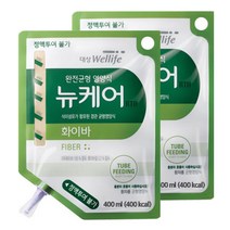 뉴케어 화이바 RTH 파우치 400ml(20팩)x1박스 경관식 피딩줄20개포함 장불편환자, 20개, 상세페이지 참조