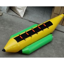 바나나 보트 수상 레저 풍선 워터 파크 게임 여름, 2tubes for10 people