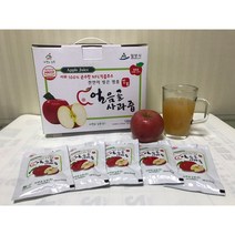 [별님이네농원]100% 밀양 얼음골 사과즙(120ml*50포), 2박스