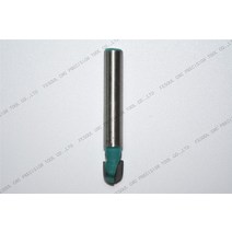 6mm x 8mm10개 CNC 조각 목공 밀링 커터 텅스텐 솔리드 카바이드 엔드 밀 둥근 바닥 라우터 비트, 한개옵션0
