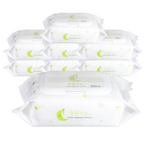 도톰한 동화처럼 물티슈(캡형) 100매 x 8개 행주 간병 요양