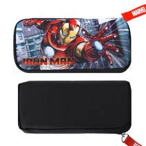 아이언맨 초등 어린이 키즈 아동 남아 학생 패브릭 헝겊 파우치 연필 펜슬 케이스 천필통