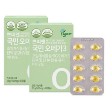 쁘띠앤 국민 오메가3, 60캡슐, 6개