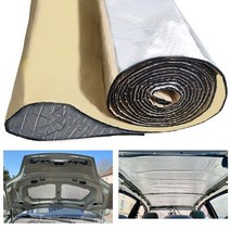 자동차열선시트 100 // 200/300/400cm x 50cm 자동차 사운드 데드 너 매트 5/7/10mm 후드 엔진 도어용 방음, 06 7mmx100cmx50cm, 1개