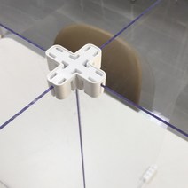 모블 비말차단 비말가림막 일자형 디자형 십자형 유치원 어린이집 초등학교 식당 사무실 테이블 아크릴 독서실 낮은 파티션 가림막 칸막이, 십자개방형 1500x500x500