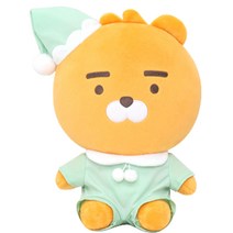 카카오프렌즈 정품 굿나잇 리틀 프렌즈 스트로베리 딸기 봉제인형(25cm) 캐릭터인형, 굿나잇_라이언