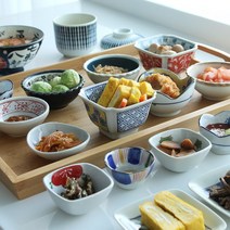 [요리하는남자들] 핸드메이드 수제 일본풍 도자기 찬기 모음 컬렉션 7종 젓갈 적은 반찬 밥 소스류 작은 미니 접시 그릇, 시즈쿠, 찬기 소 브라운, 1개