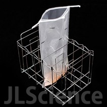 (JLS) Stomacher Mixer Bag Rack 2000ml용 스토마커 믹서용 백랙 Sample Bag용 샘플백용거치대 샘플백랙 스토마커믹서거치대 스토마커믹서랙, JLS-1043 1개