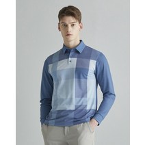 23SS [Essential] 블루 시그니처 빅 하우스체크 긴팔카라티셔츠 DMTS3A301B2