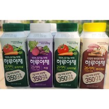 한국야쿠르트 하루야채 100% 유기농야채 오리지날/퍼플/뿌리 200ml X 15입 아이스배송 반품불가