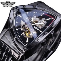 남자 명품 손목 시계 황금 스테인레스 스틸 시계 steampunk 망 20대 30대