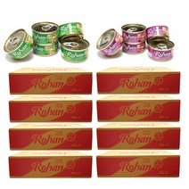 테비토퍼 로한캔 80g x 24개 8박스 고양이간식, 참치+헤어볼