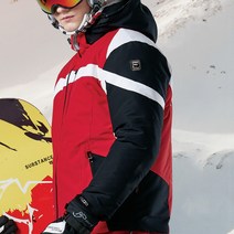남여공용 겨울 스키복 보드복 방풍 방수 후드 집업 벤틸 자켓 점퍼 레드 FZ828-2