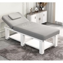 마사지베드 마사지침대 경락 한의원 물리치료 업소용 피부 미용 속눈썹 눈썹문신 피부 홈마사지 스툴포함 세트 헤드홀 브라운 출장마사지 브라운, 8CM베이지린넨190x80