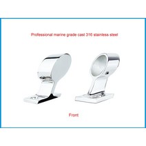 해양 학년 316 스테인레스 스틸 보트 핸드 레일 피팅 해양 난간 지원 브래킷 튜브 Stanchion 하드웨어 요트 액세서리, [05] Middle of 25mm