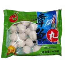 월월중국식품 피쉬볼 문어볼(장위완) 냉동식품 400g, 4개