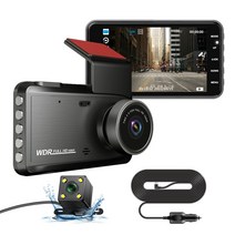 대쉬 캠 블박 대시 전면 및 후면 카메라 자동차 DVR 비디오 레코더 차량 블랙 박스 풀 HD 1080P 나이트 비전 드라이버 신제품, 6.With Rear camera - NO TF car
