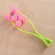 페이스 롤러 니들 페이스롤러 미니 v라인 괄사 얼굴 리프팅 업 마사지 뺨 턱 리프팅, 분홍