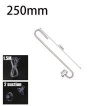 이탄 이산화탄소 발생기 밸브 레귤레이터 실린더 zrdr 수족관 co2 디퓨저 스테인레스, 250mmx30mm