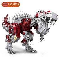 블록 피규어 중국레고 쥬라기 디노 세계 티라노사우루스 모델 빌딩 키트 벽돌 공룡 공원 장난감, 세트 02