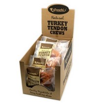 프레스키 터키츄 힘줄 하드링 강아지 건조 간식 M 36g, 칠면조, 20개