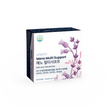 (최신정품) 유니시티 메노 멀티서포트 800mg x 60정 - 중년 여성건강 갱년기 영양제, 2개