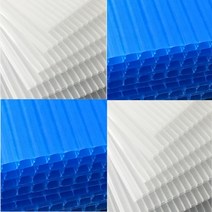 플라스틱골판지 PVC골판지 5장묶음 바닥보양재 대각이 맞는 플라베니아, 백색, 3T x 900 x 1800 (5개), 5개