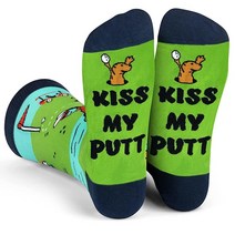 Lavley If You Can Read This Socks - 남성 여성 및 청소년을 위한 재미있는 선물 파 티, Kiss My Putt